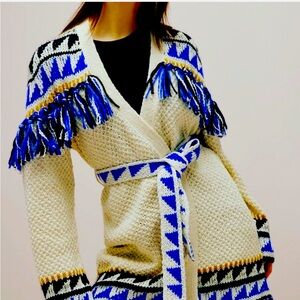 Mother Tassel Cardigan NWT
